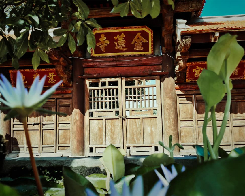 tìm hiểu về kiến trúc độc đáo của chùa kim liên tây hồ hà nội