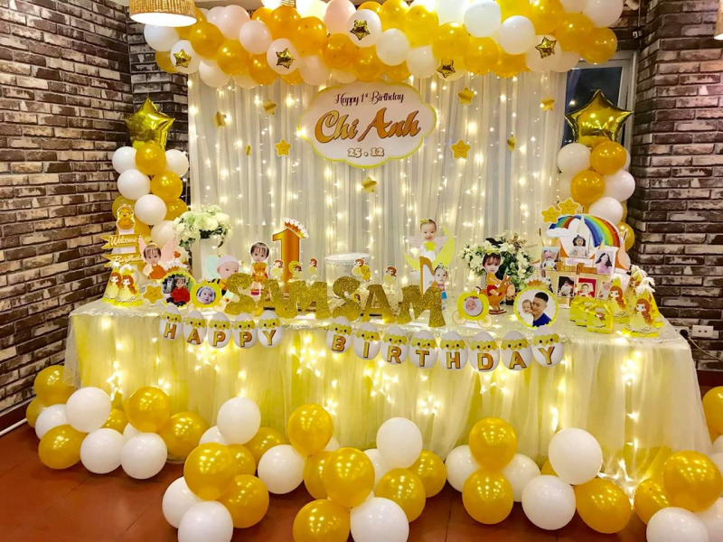 top 9  dịch vụ tổ chức, trang trí tiệc sinh nhật tại nhà cho bé ở hà nội