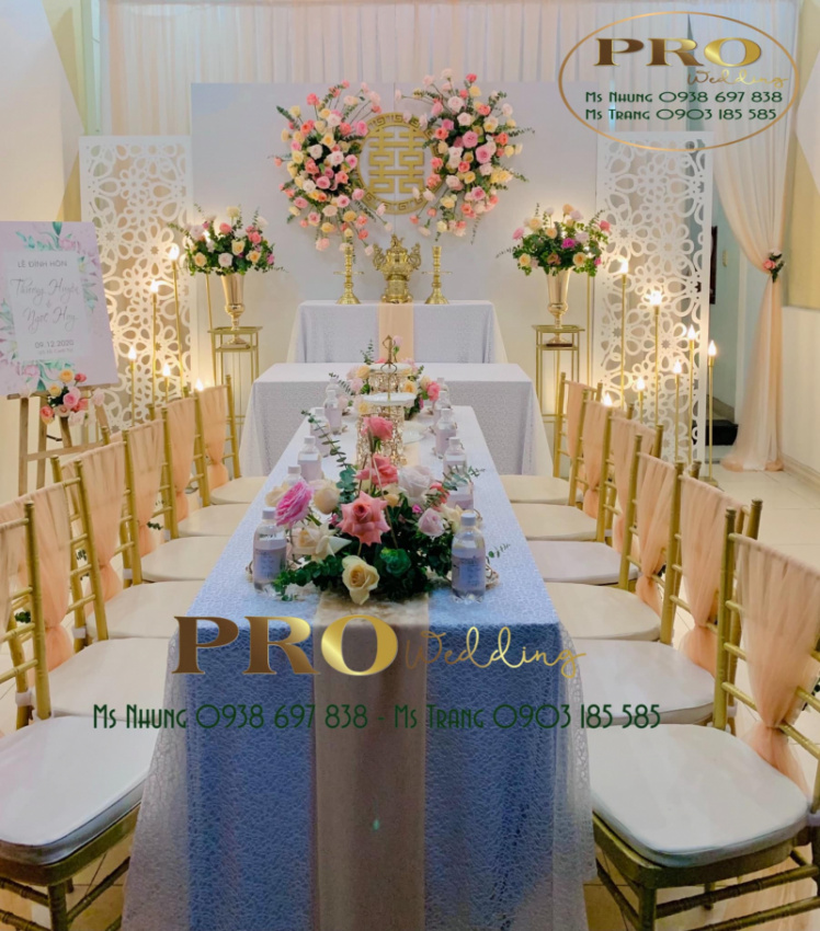 top 8  dịch vụ trang trí tiệc cưới đẹp nhất quận phú nhuận, tp. hcm