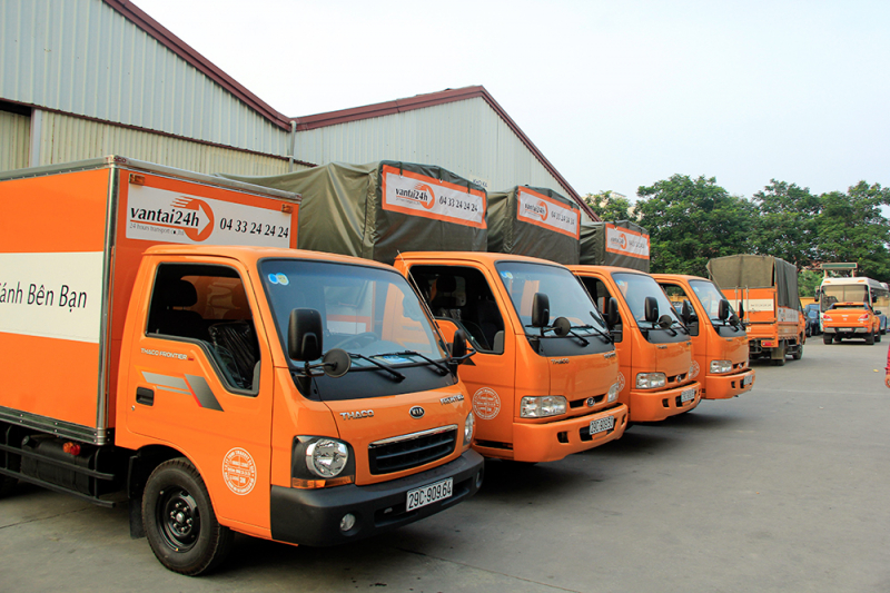 top 8  công ty cung cấp dịch vụ thuê xe vận tải chở hàng tại hà nội