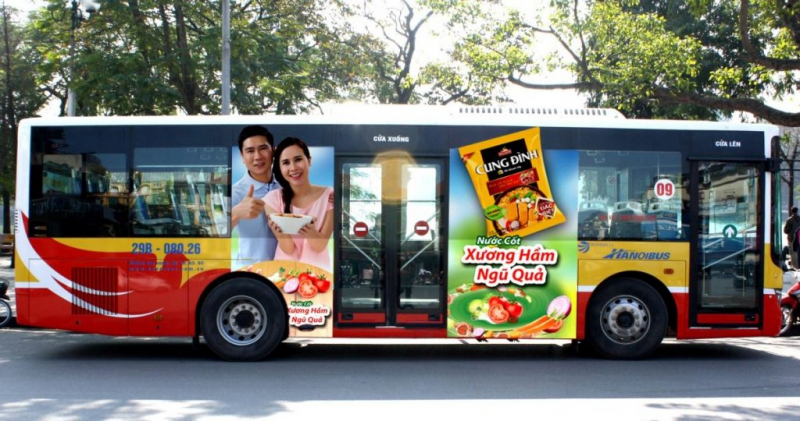 top 10  công ty cung cấp dịch vụ quảng cáo trên xe bus tốt nhất hà nội
