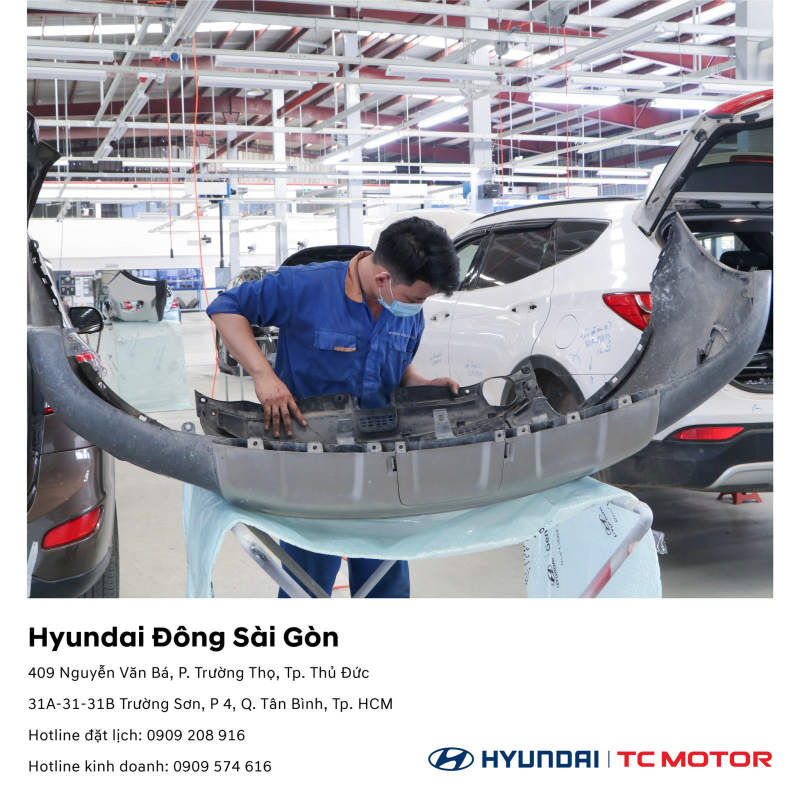 top 4  xưởng dịch vụ sửa chữa, bảo dưỡng xe hyundai tốt nhất tại tp. hcm