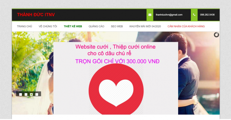 top 12  dịch vụ thiết kế web trọn gói giá rẻ nhất tại hà nội