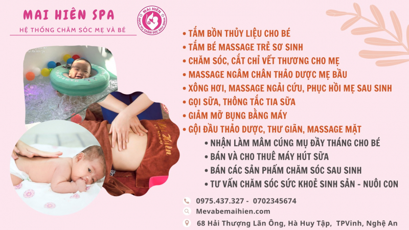 top 7  dịch vụ massage cho mẹ bầu uy tín và chất lượng nhất tp. vinh, nghệ an