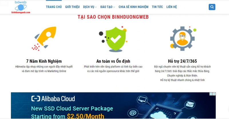 top 8  công ty thiết kế website uy tín ở bình dương