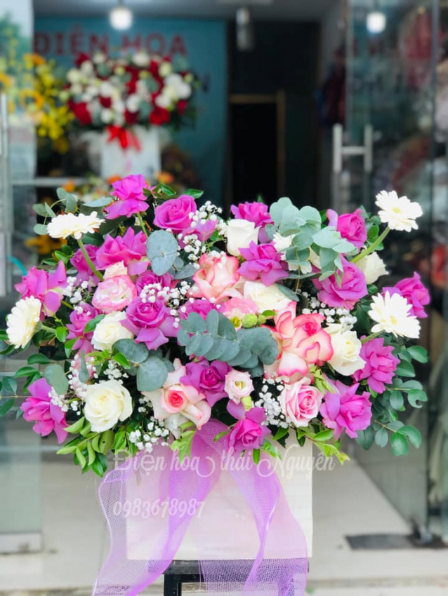 top 7  shop hoa tươi đẹp nhất thái nguyên