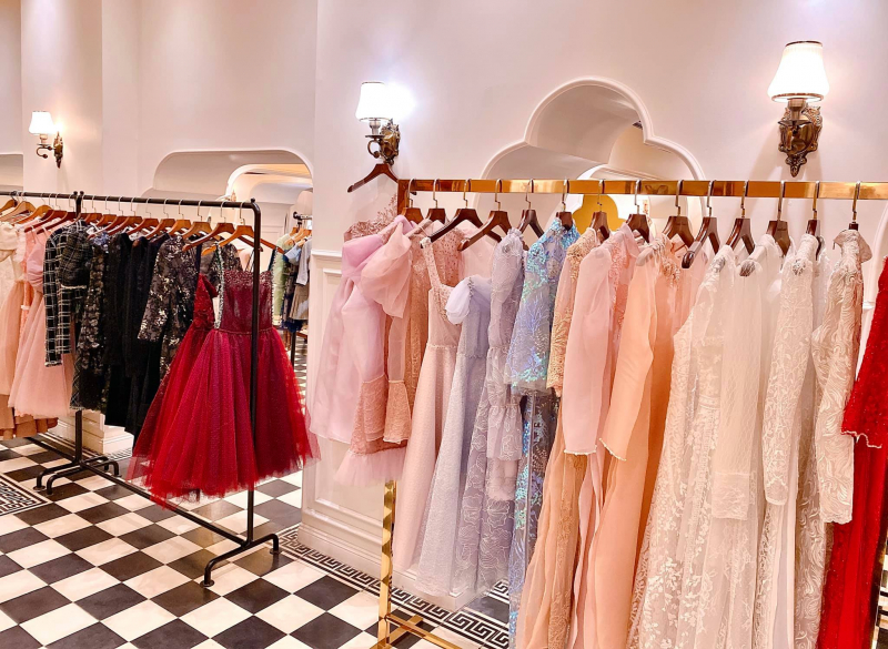 top 9  shop bán váy đầm dự tiệc đẹp nhất quận 7, tp. hcm