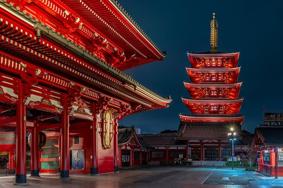 Những ngồi đền, chùa linh thiêng nhất Tokyo