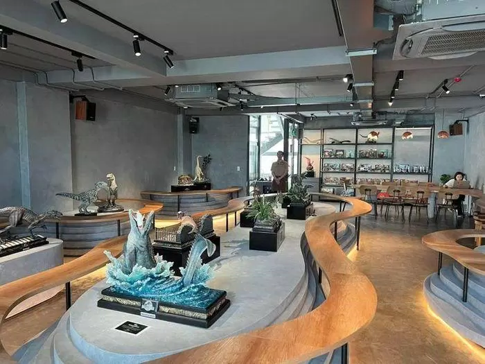 món ăn, quán ngon, có gì ở khủng long cafe saurus cafe and gallery?