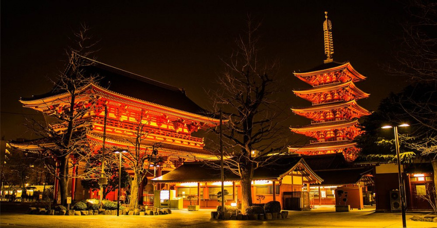 Chùa Sensoji, Địa Điểm Du Lịch Đáng Chú Ý Tại Tokyo, Tokyo, NHẬT BẢN