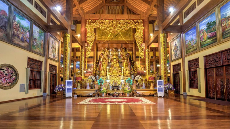 chùa ba vàng, chùa ba vàng – điểm du lịch tâm linh hấp dẫn tại quảng ninh